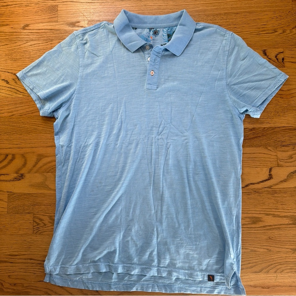 Margaritaville Island Reserve Men’s Blue Polo Shirt Size L